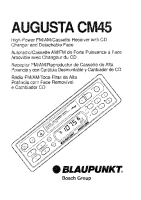 Blaupunkt Augusta-CM-45 - Owners Manual